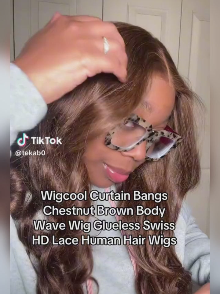 Wigcool Curtain Bangs