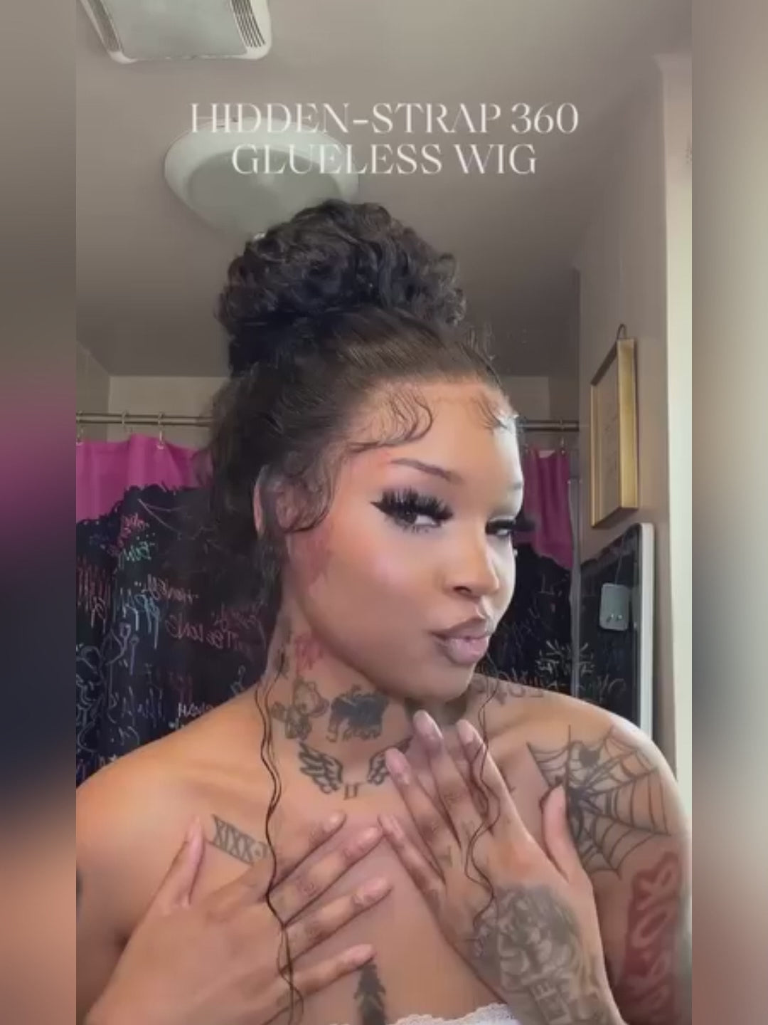 Flash Sale:Wigcool Glueless 360 HD Lace Wigs With Invisible Strap Snug Fit Wigs Lace Parting Anywhere