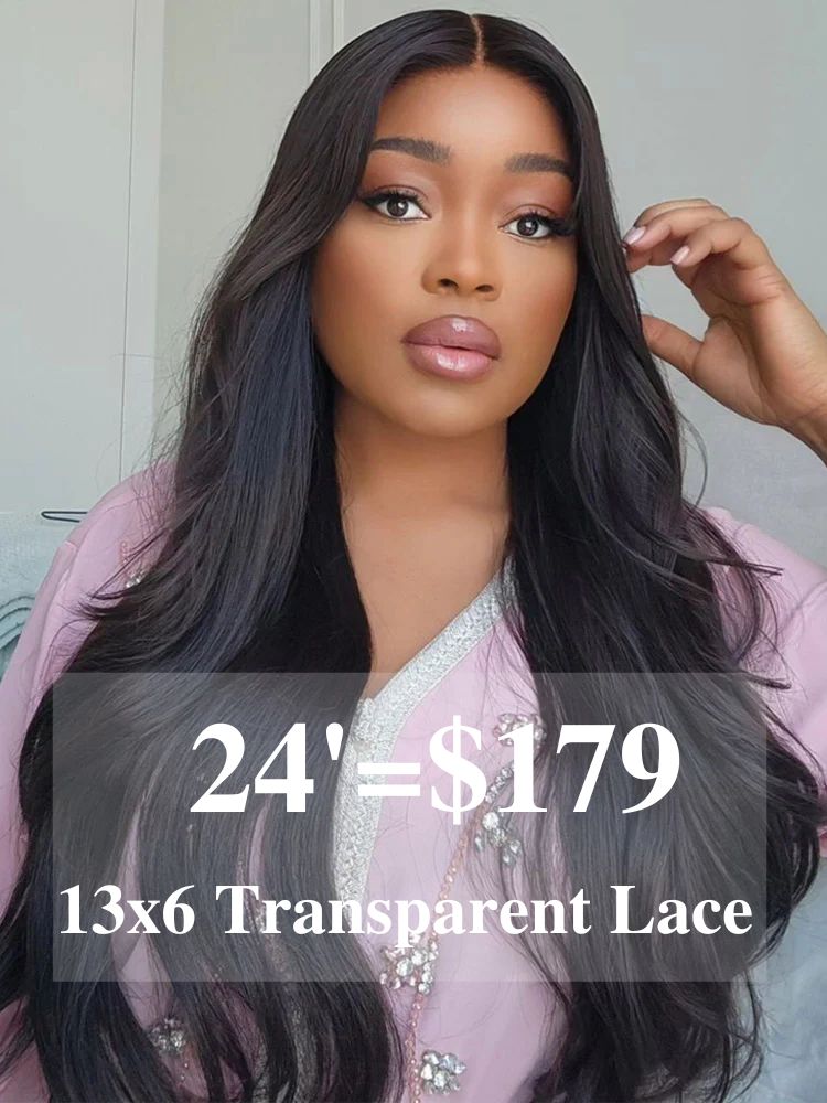 Clearance Sale | 9x6/13x6 Parting Max HD Lace Front Wig Body Wave Easy-Wear Lace Frontal Mini Knots Natural Black Human Hair Wigs