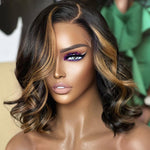 Loose-Wave-Short-Bob-Wig-13x4-HD-Transparent-Lace-Frontal-Black-Hair-With-Blonde-Highlights-Wig-alididihair