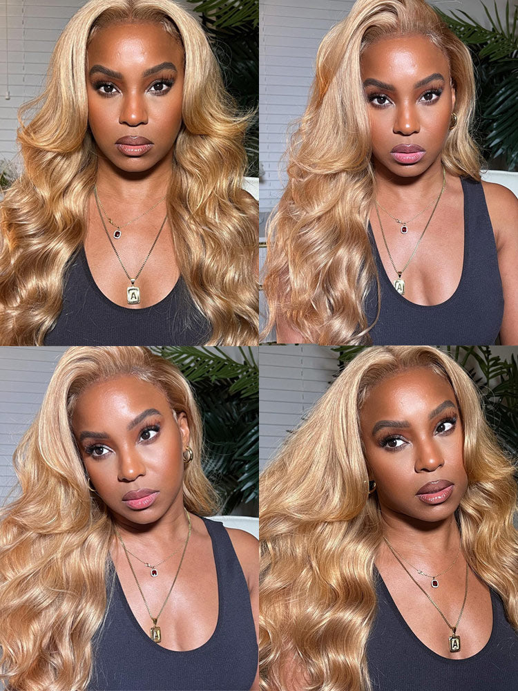 WigCool Honey Blonde Body Wave Wig 