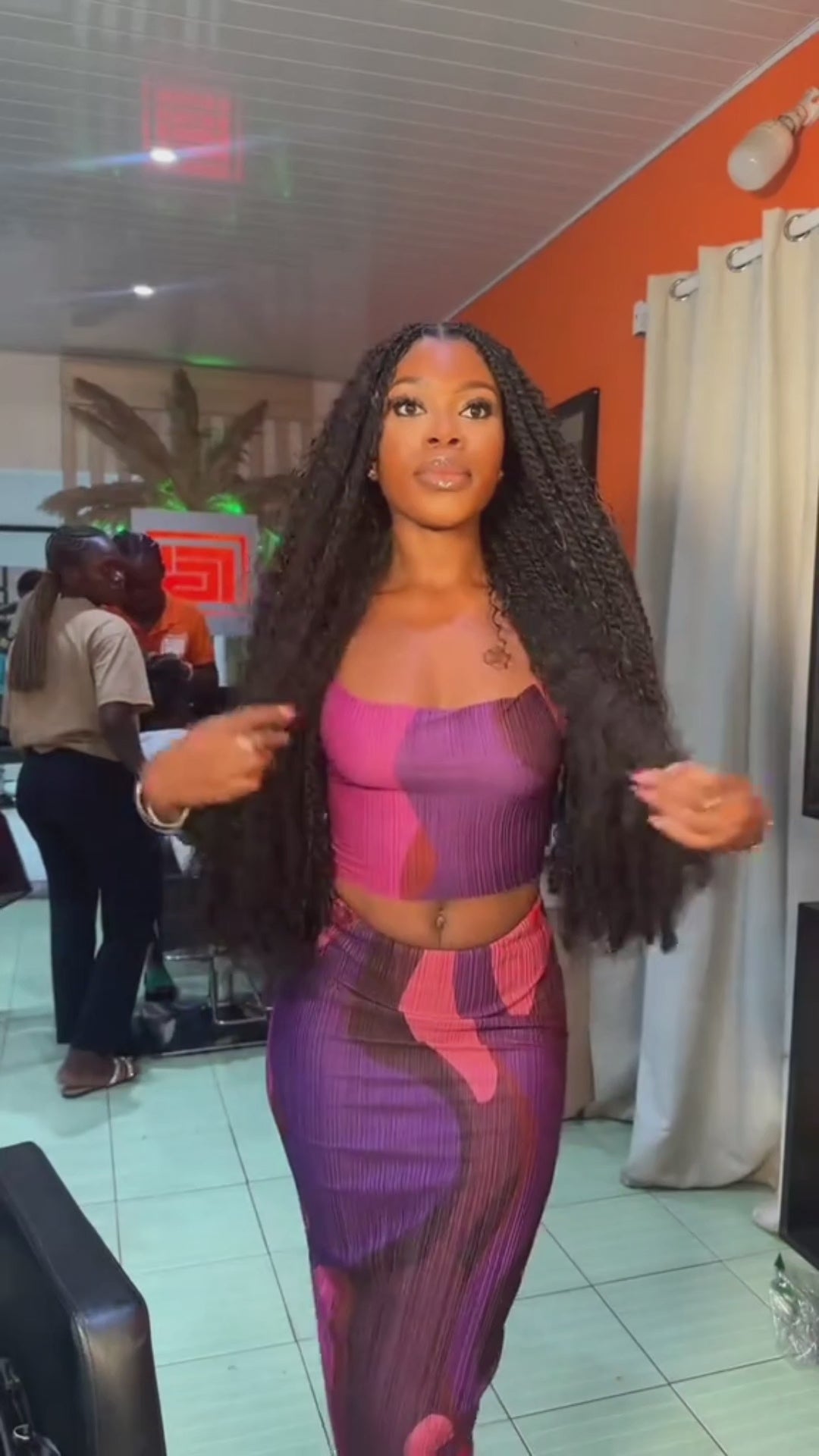 Curly Bulk Hair For Braiding No Weft Bundles For Boho Box Braids Natural Color