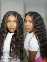 Money Piece Mix Brown Glueless Wig Pull To Go 5x5/9x6/13x6 Body Wave Human Hair Clear HD Lace Front Colored Wigs