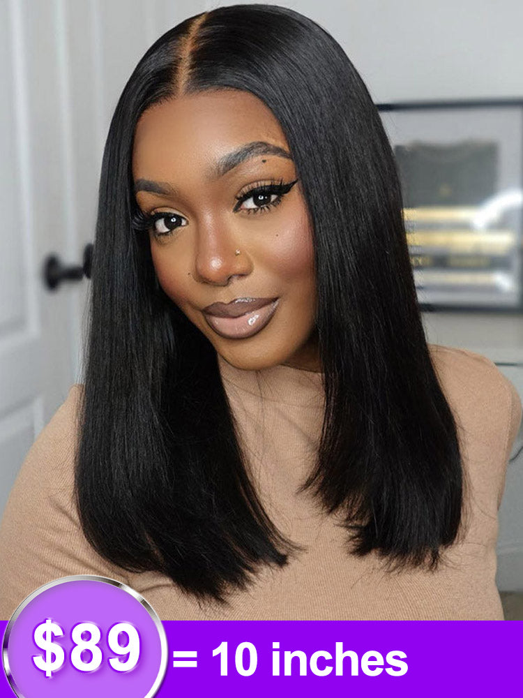 Straight Bob Wigs Human Hair Wigs For Black Women 13x4/4x4 Lace Front Wigs Pre Plucked Bonus Sale