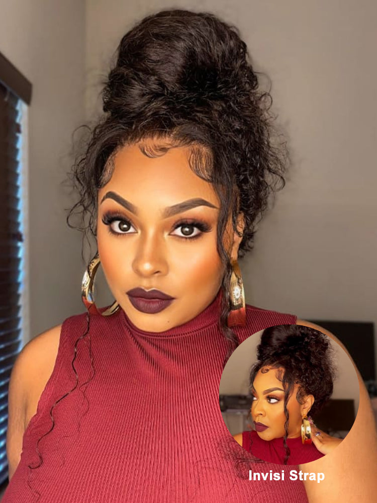 Flash Sale:Wigcool Glueless 360 HD Lace Wigs With Invisible Strap Snug Fit Wigs Lace Parting Anywhere